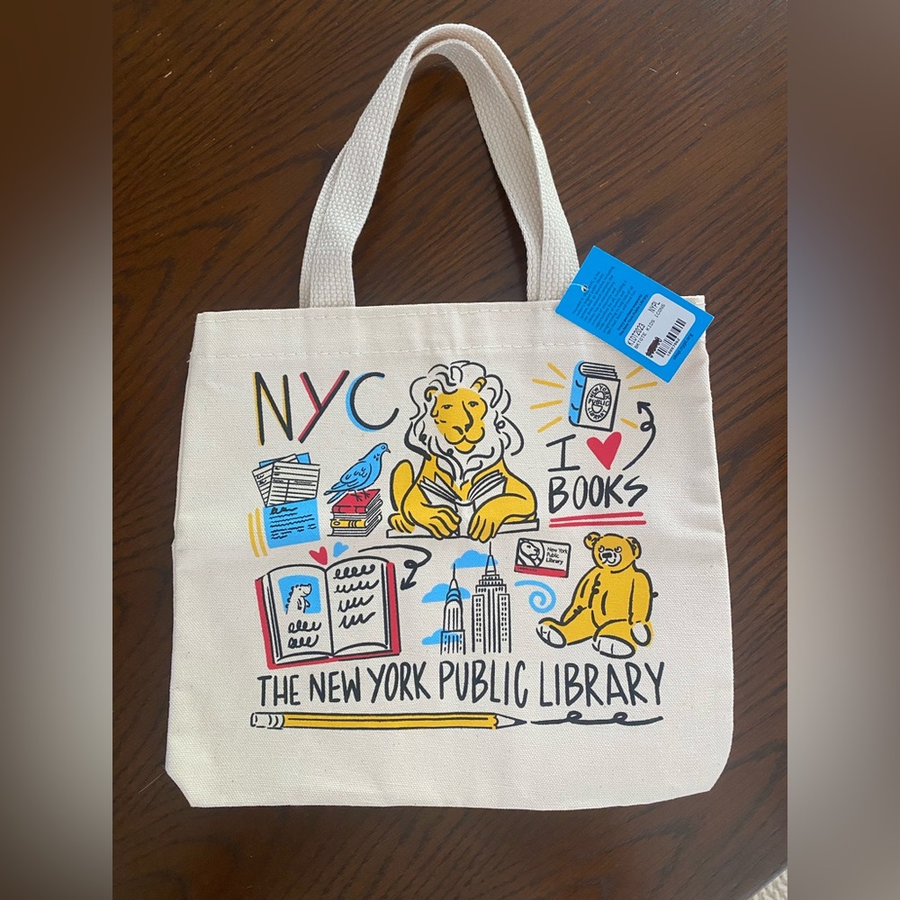NYC Public Library Canvas Kids Tote Bag